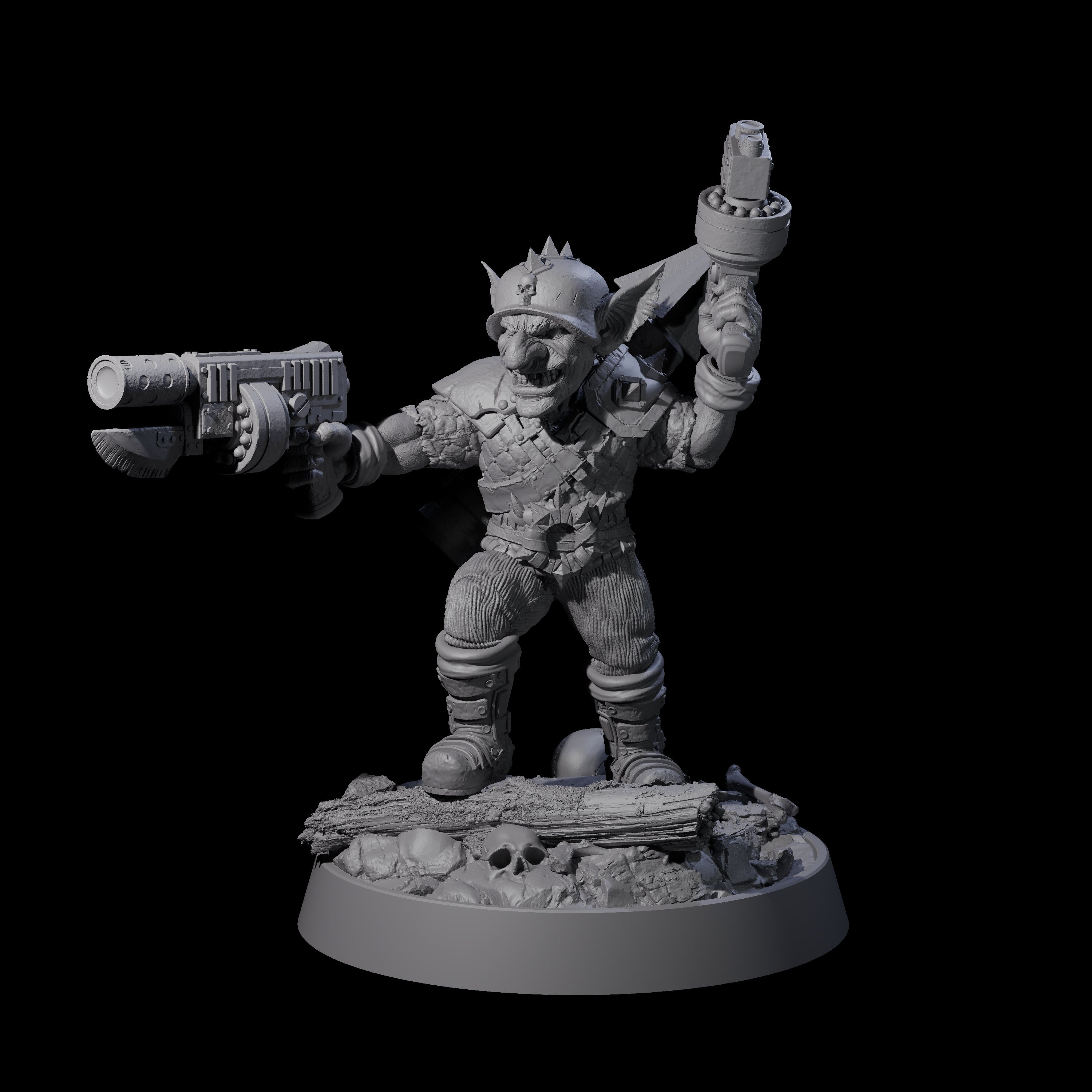 Sparking Goblin Grenadier I Miniature for Dungeons and Dragons, Pathfinder or other TTRPGs