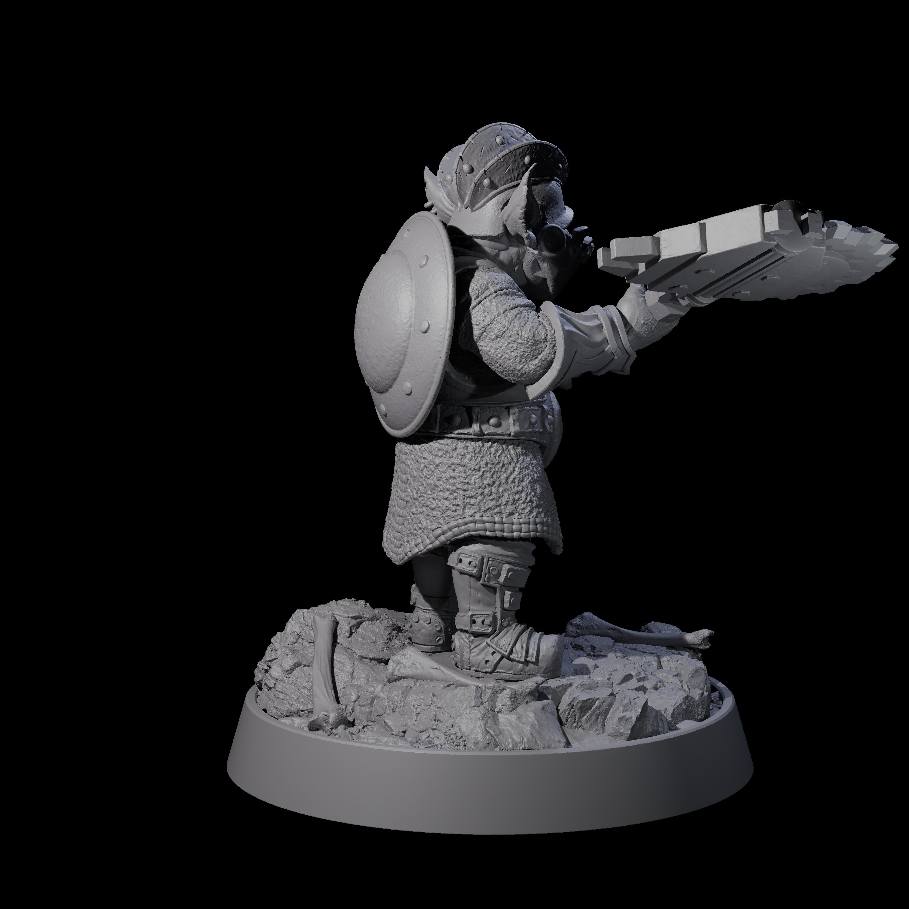 Sparking Goblin Grenadier J Miniature for Dungeons and Dragons, Pathfinder or other TTRPGs