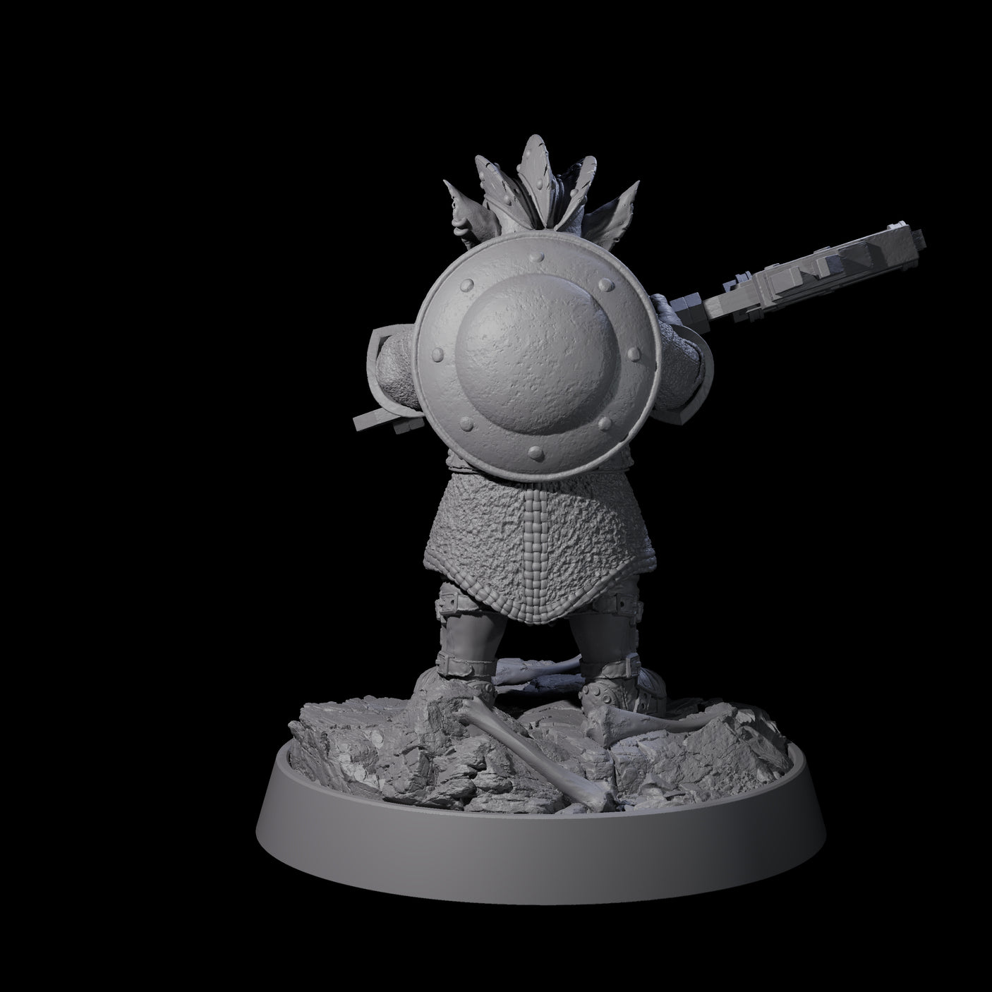 Sparking Goblin Grenadier J Miniature for Dungeons and Dragons, Pathfinder or other TTRPGs