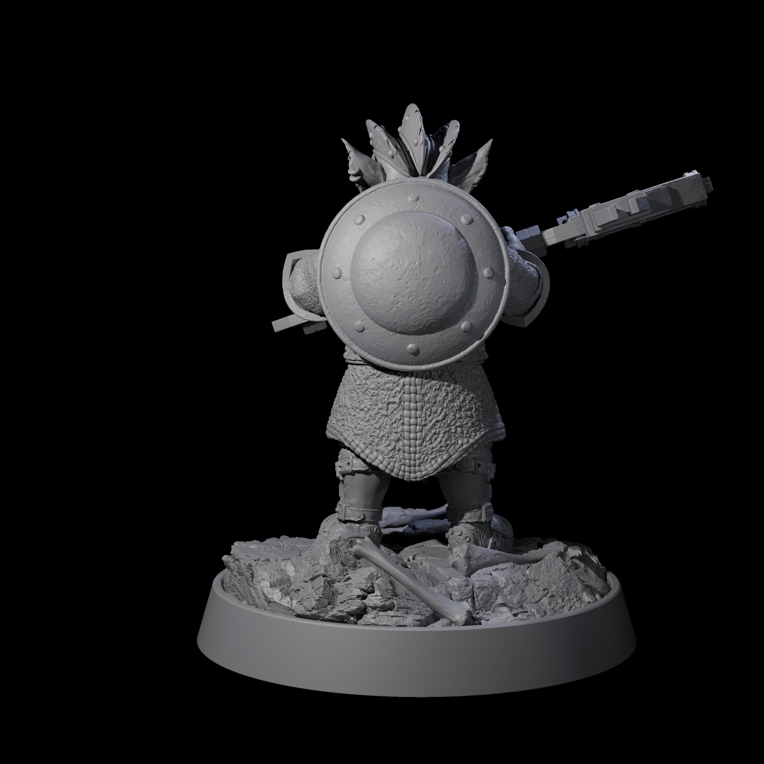 Sparking Goblin Grenadier J Miniature for Dungeons and Dragons, Pathfinder or other TTRPGs