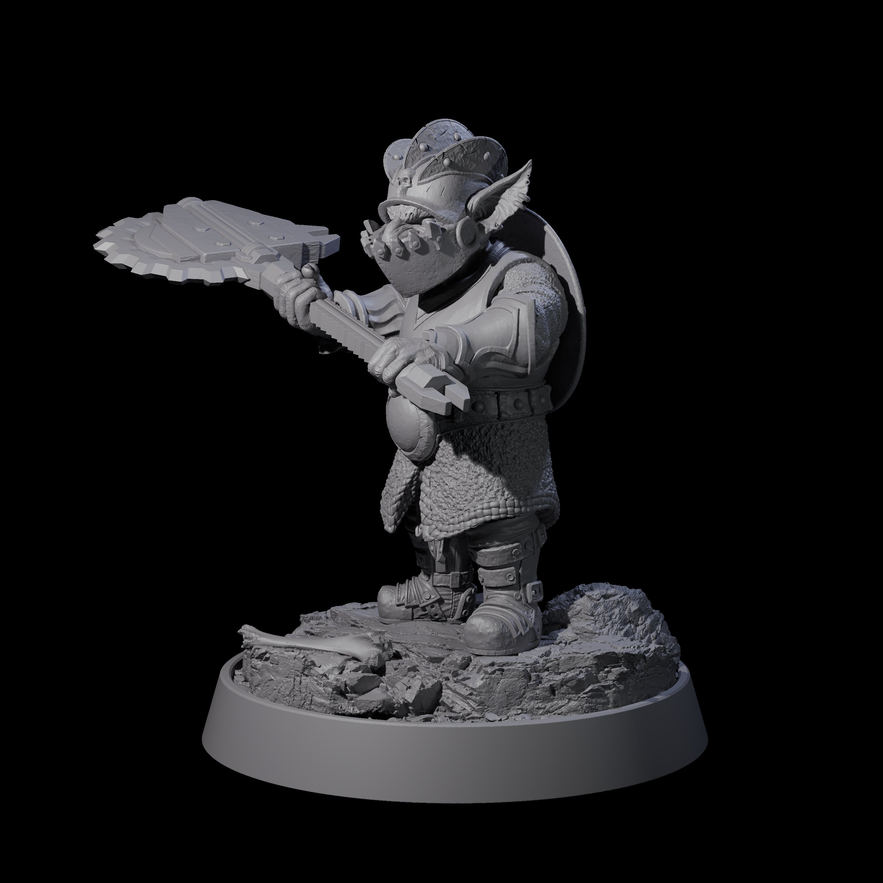 Sparking Goblin Grenadier J Miniature for Dungeons and Dragons, Pathfinder or other TTRPGs