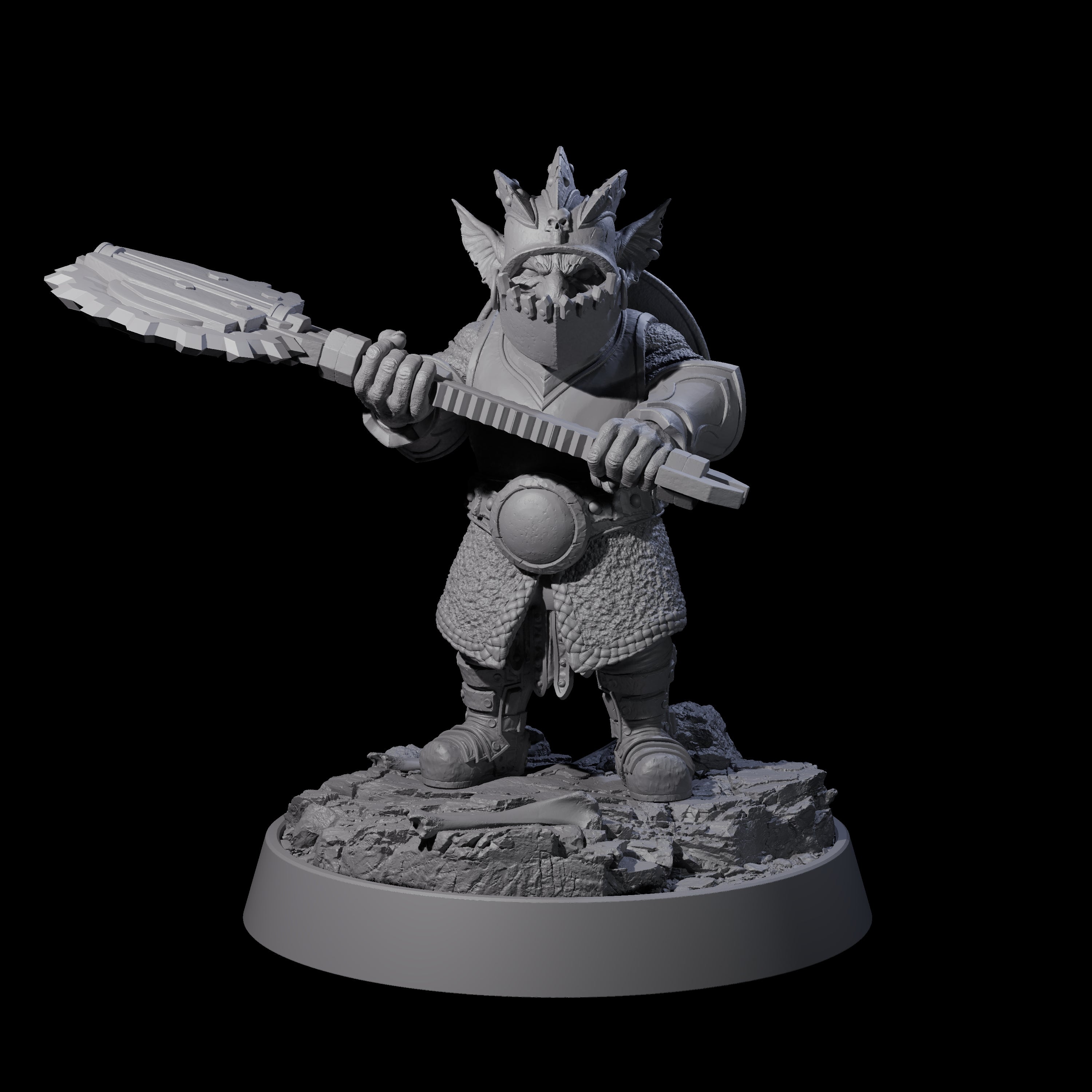 Sparking Goblin Grenadier J Miniature for Dungeons and Dragons, Pathfinder or other TTRPGs