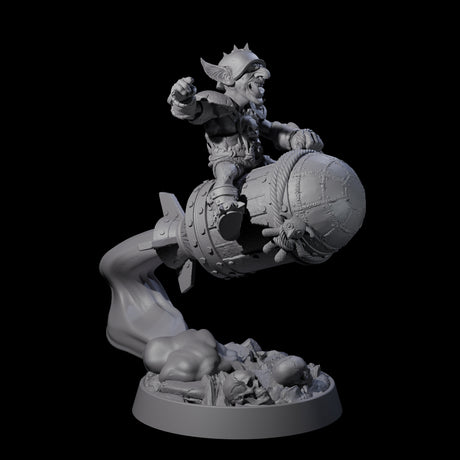 Sparking Goblin Grenadier K Miniature for Dungeons and Dragons, Pathfinder or other TTRPGs