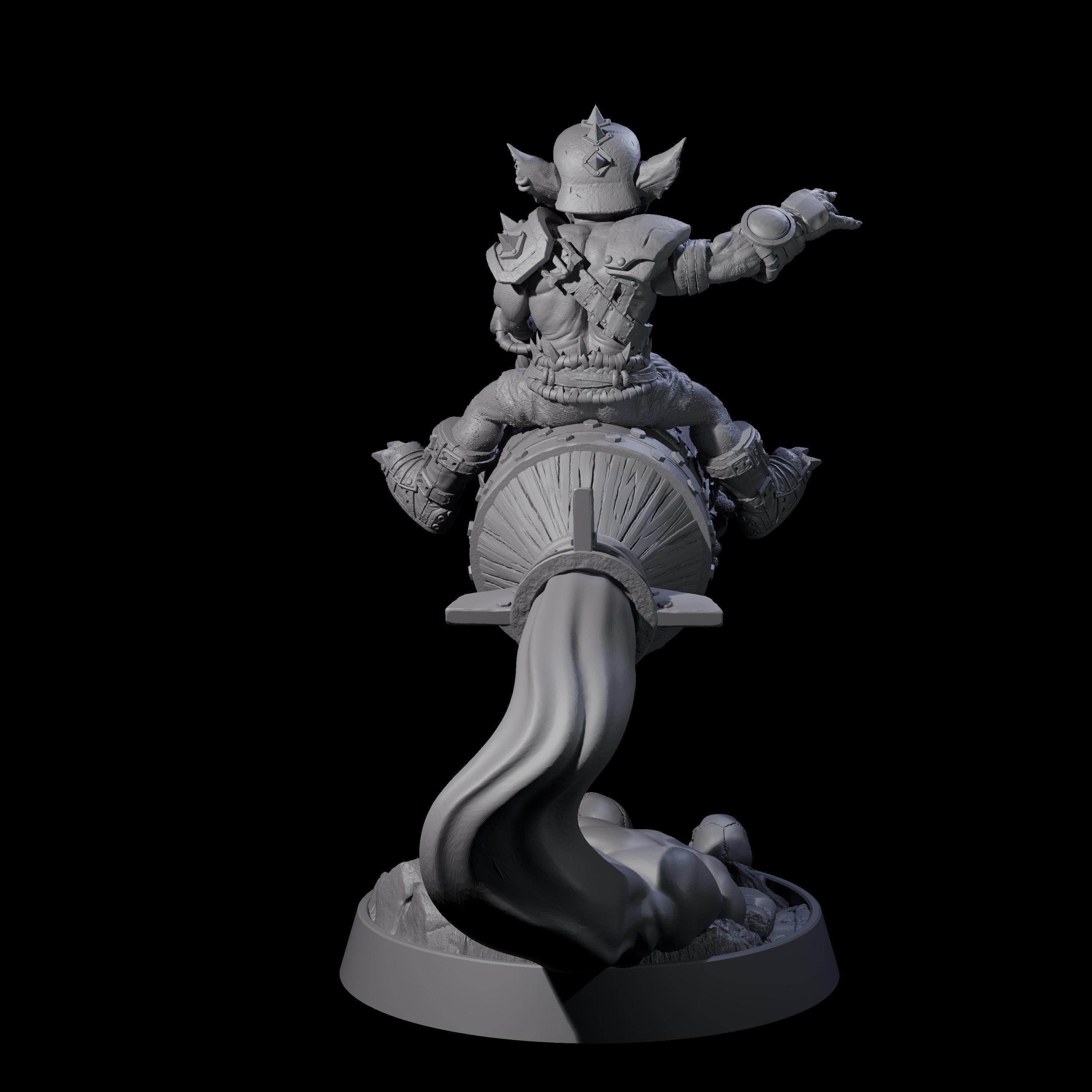 Sparking Goblin Grenadier K Miniature for Dungeons and Dragons, Pathfinder or other TTRPGs