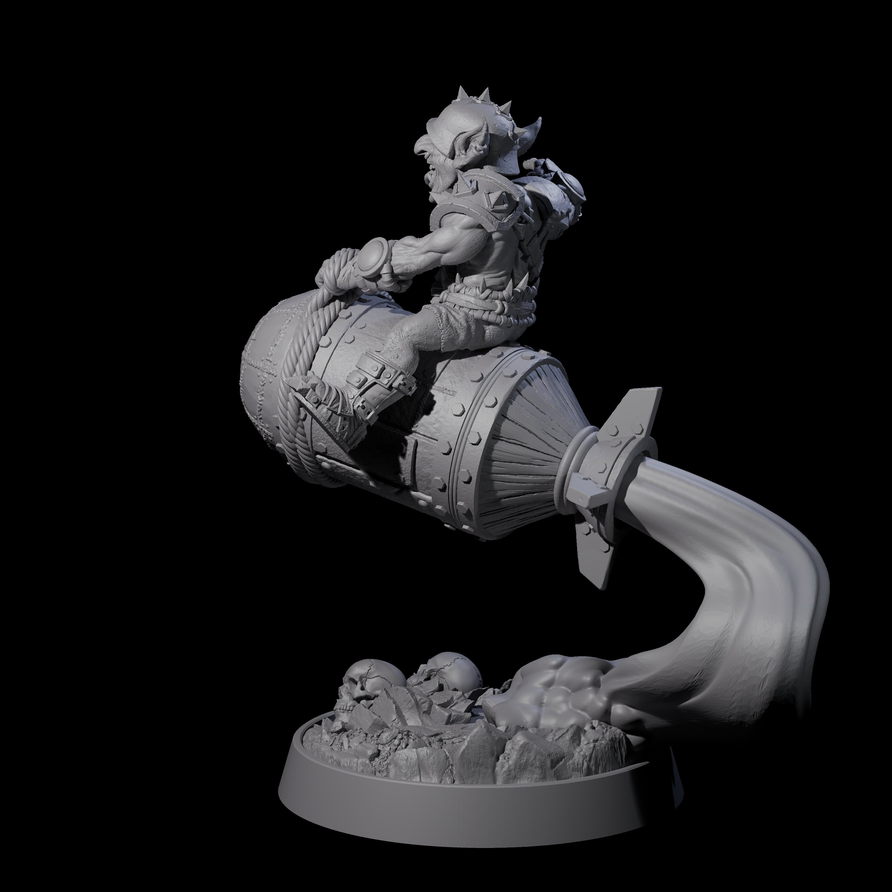 Sparking Goblin Grenadier K Miniature for Dungeons and Dragons, Pathfinder or other TTRPGs