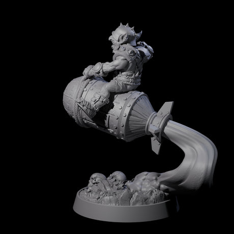 Sparking Goblin Grenadier K Miniature for Dungeons and Dragons, Pathfinder or other TTRPGs