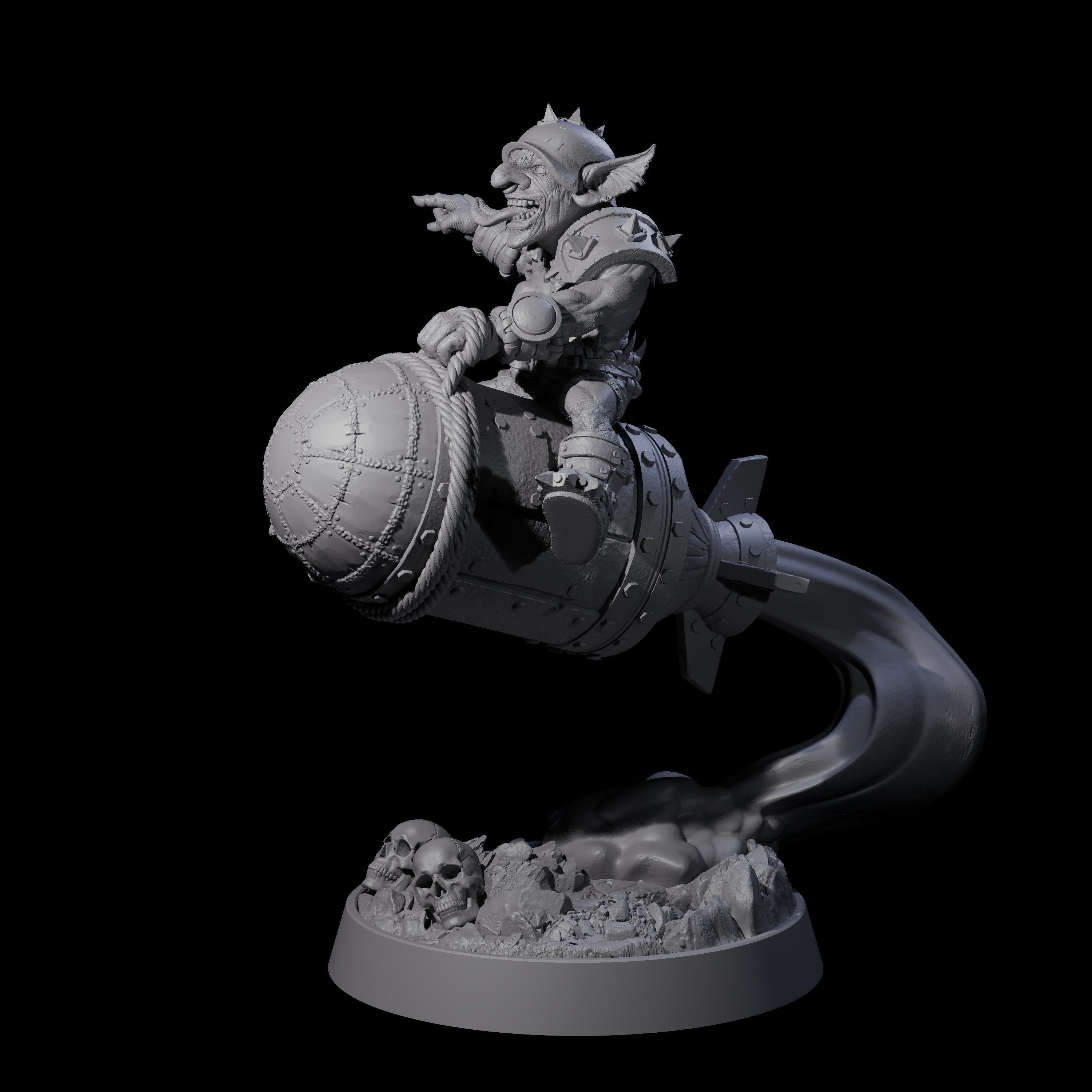 Sparking Goblin Grenadier K Miniature for Dungeons and Dragons, Pathfinder or other TTRPGs