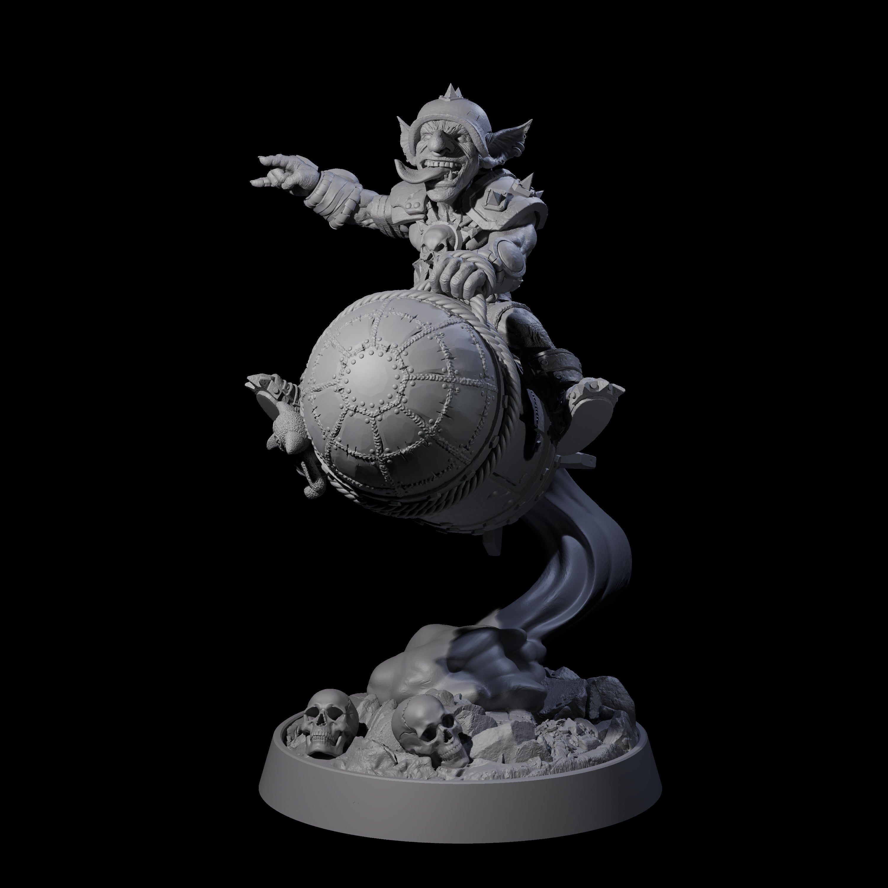 Sparking Goblin Grenadier K Miniature for Dungeons and Dragons, Pathfinder or other TTRPGs