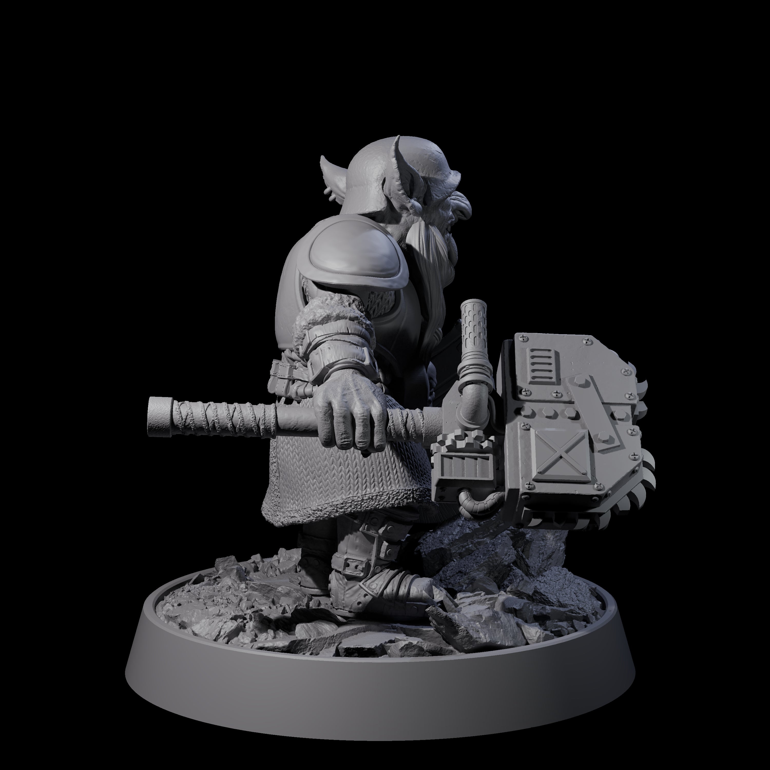 Sparking Goblin Grenadier L Miniature for Dungeons and Dragons, Pathfinder or other TTRPGs