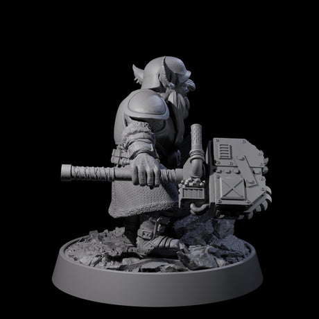 Sparking Goblin Grenadier L Miniature for Dungeons and Dragons, Pathfinder or other TTRPGs