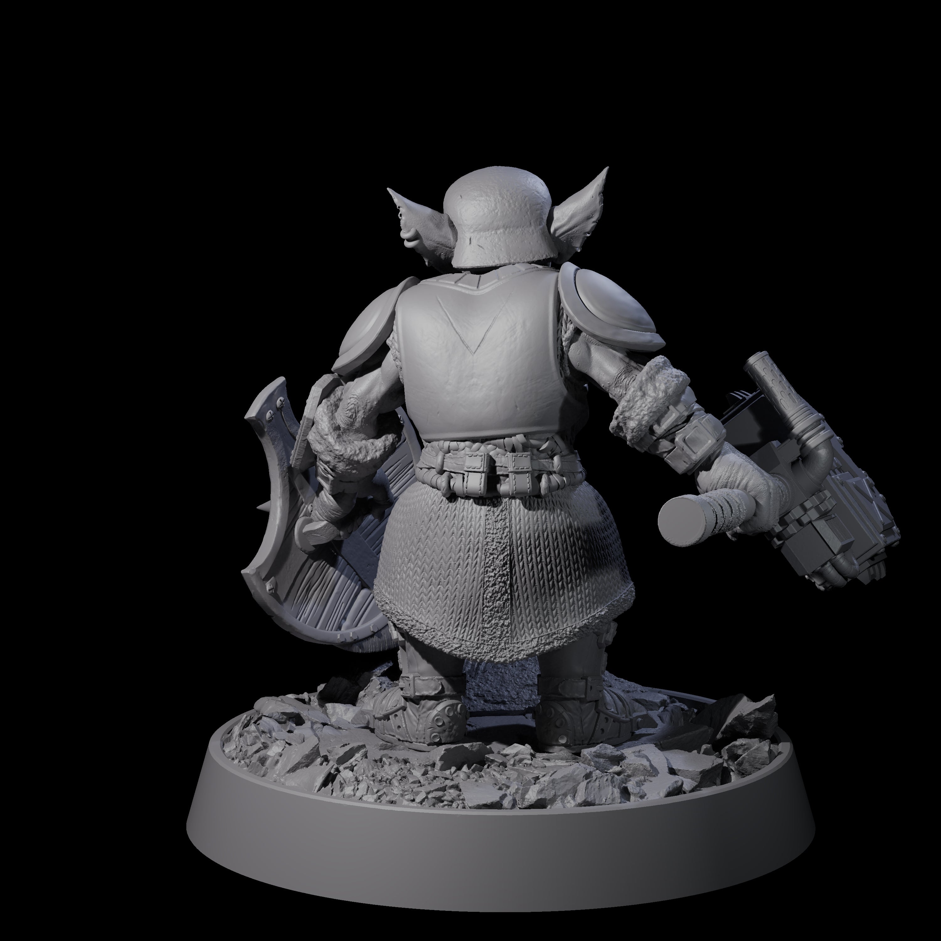Sparking Goblin Grenadier L Miniature for Dungeons and Dragons, Pathfinder or other TTRPGs