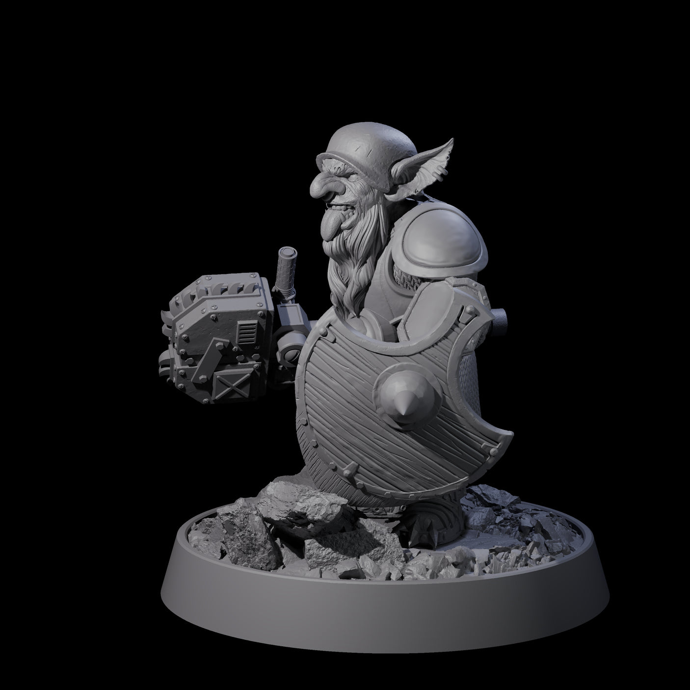 Sparking Goblin Grenadier L Miniature for Dungeons and Dragons, Pathfinder or other TTRPGs