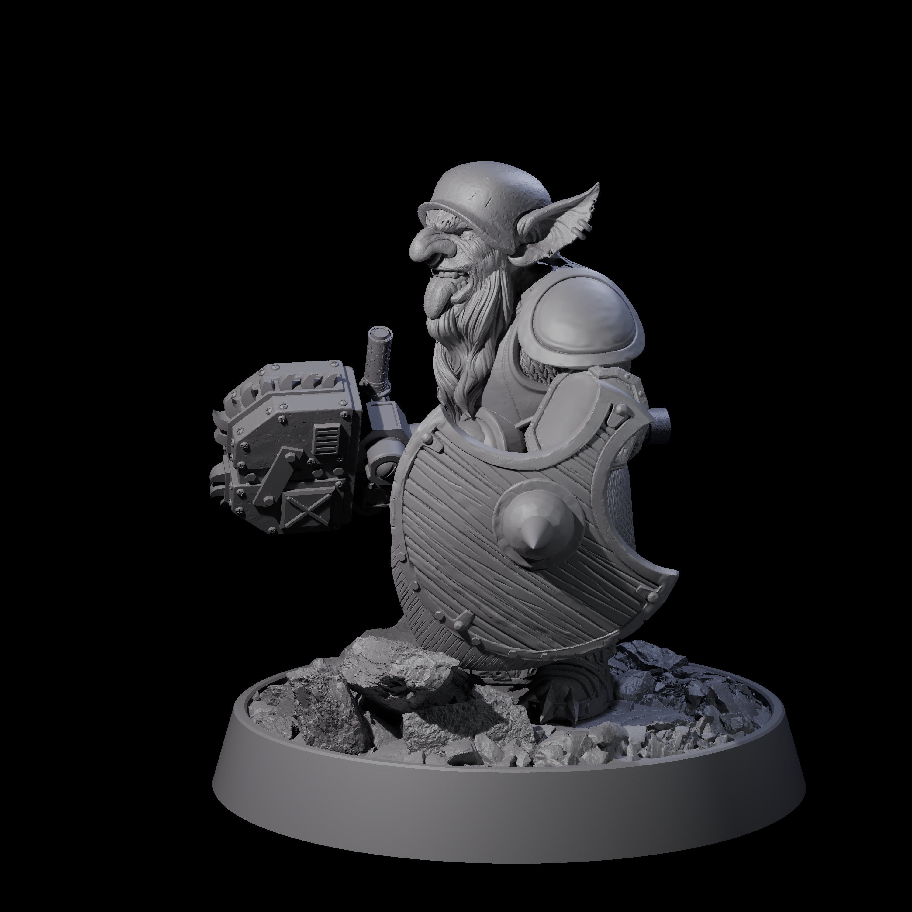 Sparking Goblin Grenadier L Miniature for Dungeons and Dragons, Pathfinder or other TTRPGs