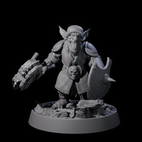 Sparking Goblin Grenadier L Miniature for Dungeons and Dragons, Pathfinder or other TTRPGs
