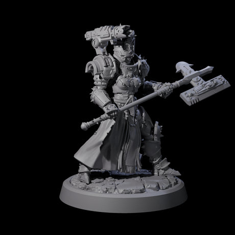 Sparking Human Warden Miniature for Dungeons and Dragons, Pathfinder or other TTRPGs