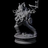 Sparking Mini Gun Artificer Miniature for Dungeons and Dragons, Pathfinder or other TTRPGs