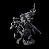 Sparking Multi-Armed Sahuagin Sorcerer Miniature for Dungeons and Dragons, Pathfinder or other TTRPGs