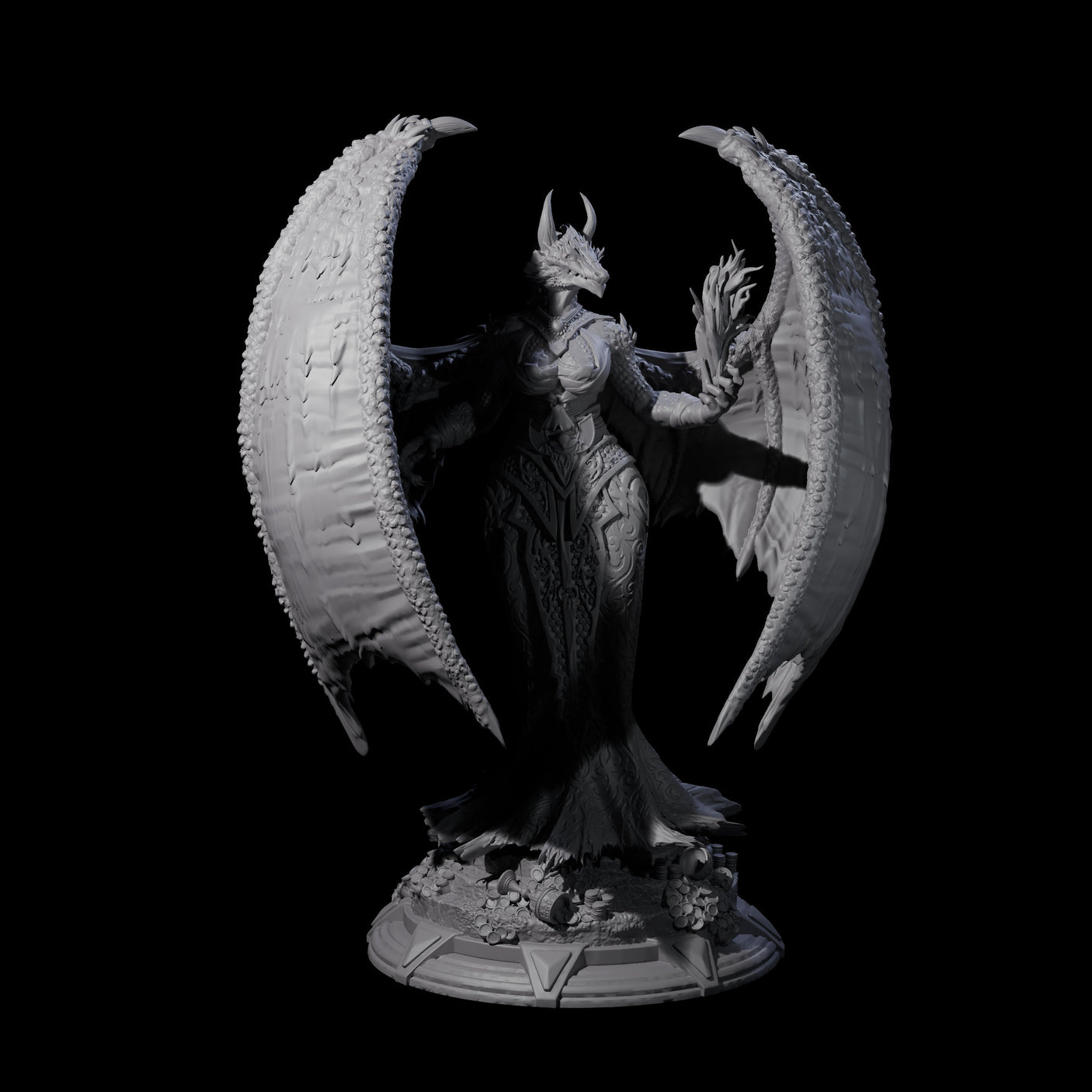 Sparking Sorcerer Miniature for Dungeons and Dragons, Pathfinder or other TTRPGs
