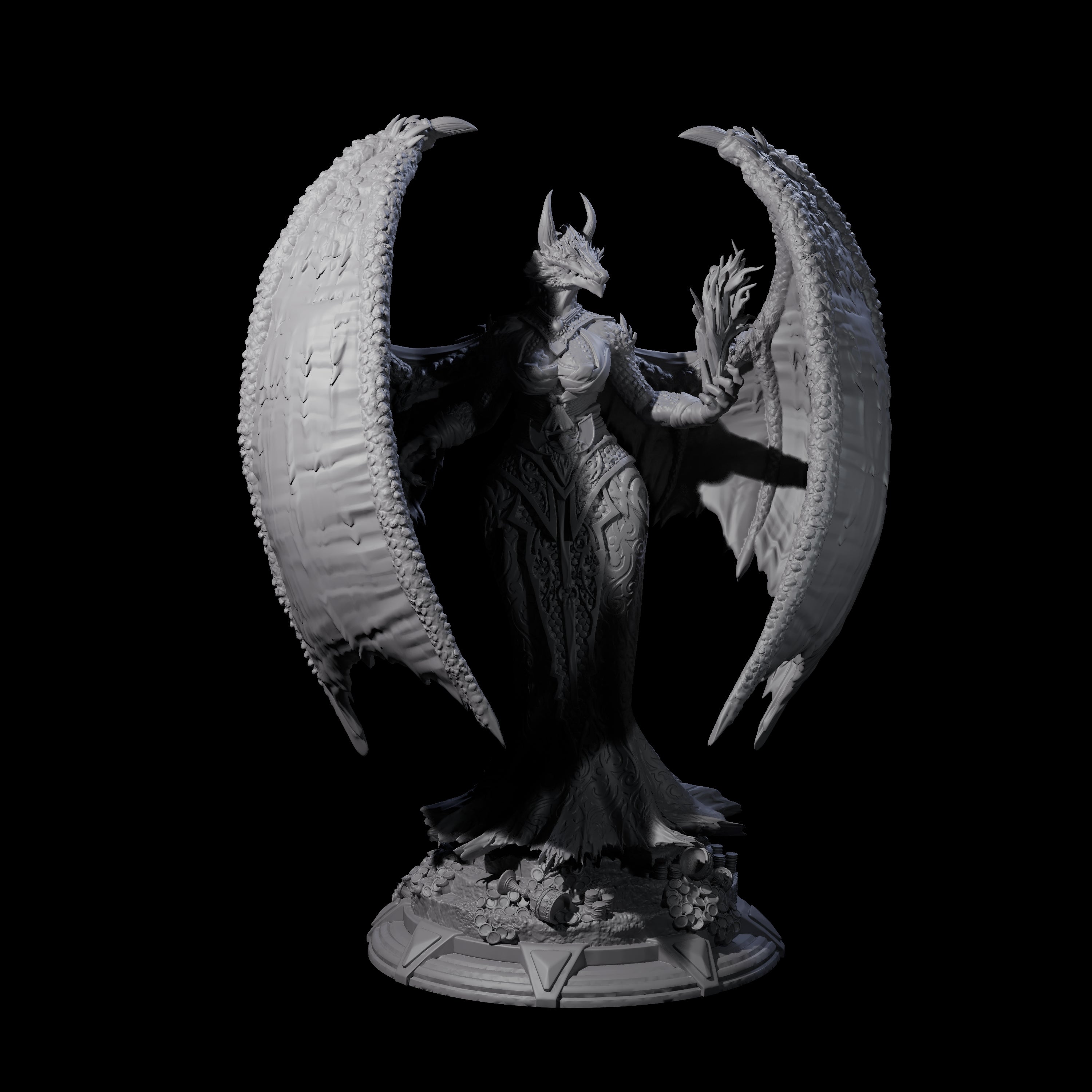 Sparking Sorcerer Miniature for Dungeons and Dragons, Pathfinder or other TTRPGs