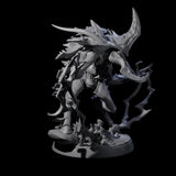 Sparking Thri-kreen Mage Miniature for Dungeons and Dragons, Pathfinder or other TTRPGs