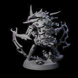 Sparking Thri-kreen Mage Miniature for Dungeons and Dragons, Pathfinder or other TTRPGs