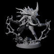 Sparking Thri-kreen Mage Miniature for Dungeons and Dragons, Pathfinder or other TTRPGs