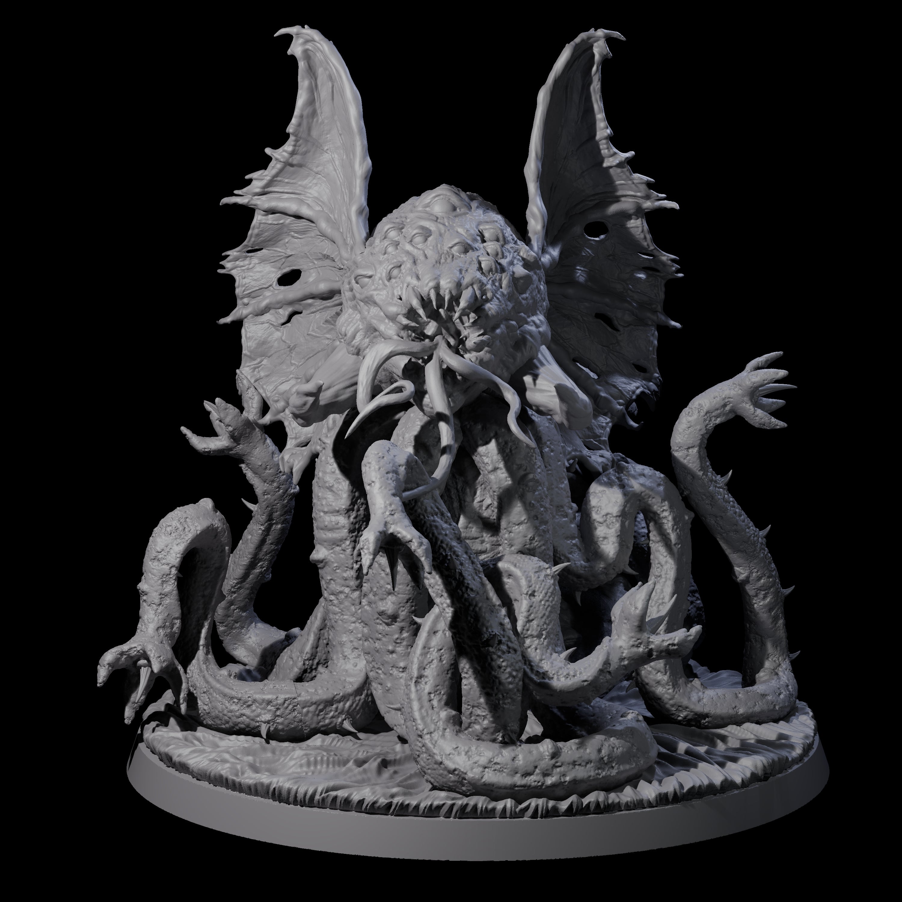 Spawning Aboleth Miniature for Dungeons and Dragons, Pathfinder or other TTRPGs