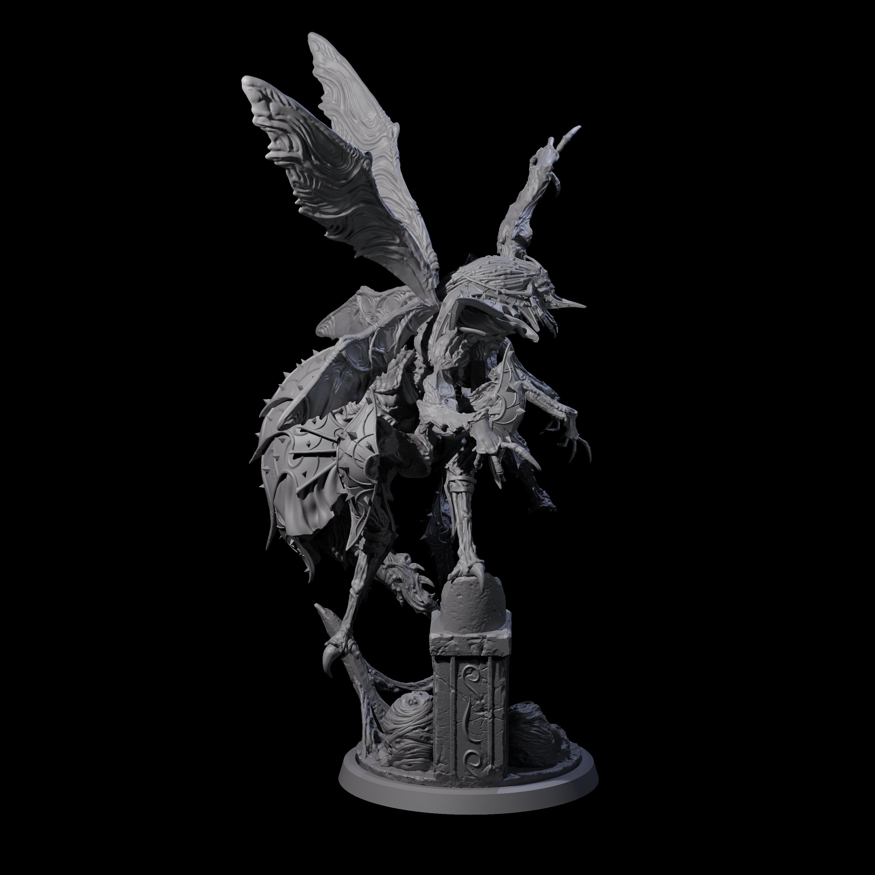 Spawning Fiendish Insectoid Miniature for Dungeons and Dragons, Pathfinder or other TTRPGs