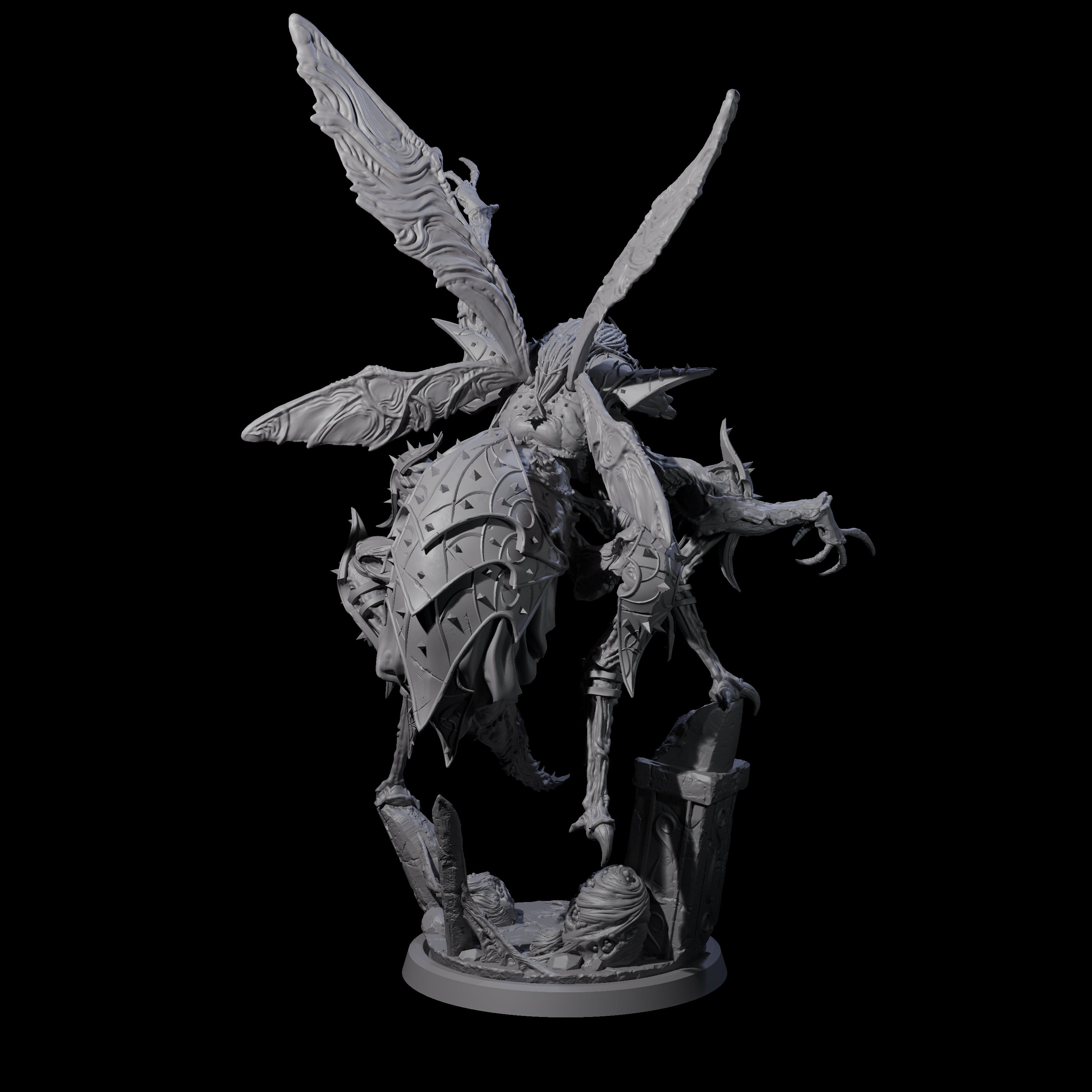 Spawning Fiendish Insectoid Miniature for Dungeons and Dragons, Pathfinder or other TTRPGs