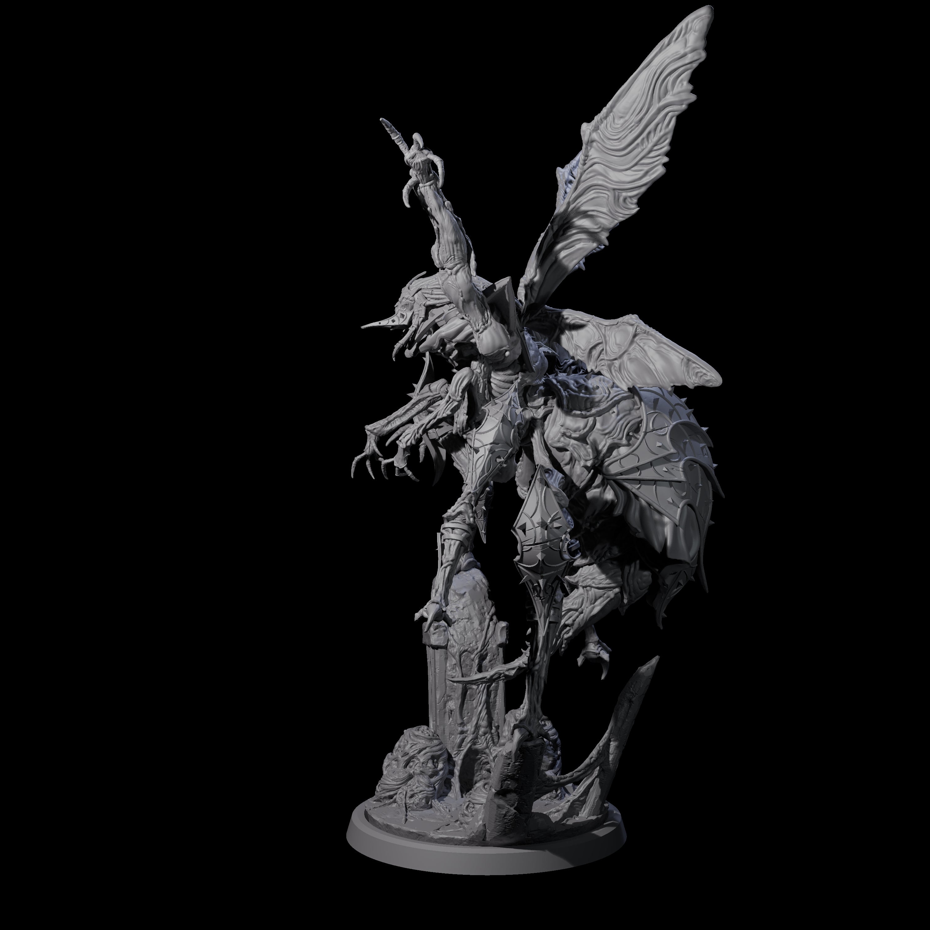 Spawning Fiendish Insectoid Miniature for Dungeons and Dragons, Pathfinder or other TTRPGs