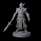Spear Wielding Palace Guard A Miniature for Dungeons and Dragons, Pathfinder or other TTRPGs
