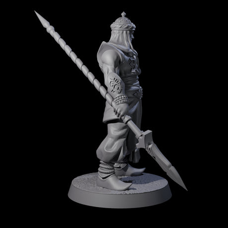 Spear Wielding Palace Guard A Miniature for Dungeons and Dragons, Pathfinder or other TTRPGs