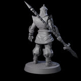 Spear Wielding Palace Guard A Miniature for Dungeons and Dragons, Pathfinder or other TTRPGs