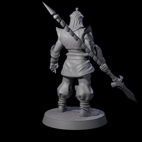 Spear Wielding Palace Guard A Miniature for Dungeons and Dragons, Pathfinder or other TTRPGs