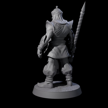 Spear Wielding Palace Guard A Miniature for Dungeons and Dragons, Pathfinder or other TTRPGs