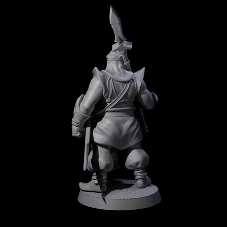 Spear Wielding Palace Guard B Miniature for Dungeons and Dragons, Pathfinder or other TTRPGs