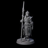 Spear Wielding Palace Guard C Miniature for Dungeons and Dragons, Pathfinder or other TTRPGs