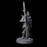 Spear Wielding Palace Guard C Miniature for Dungeons and Dragons, Pathfinder or other TTRPGs