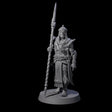 Spear Wielding Palace Guard C Miniature for Dungeons and Dragons, Pathfinder or other TTRPGs