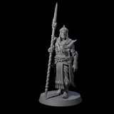 Spear Wielding Palace Guard C Miniature for Dungeons and Dragons, Pathfinder or other TTRPGs