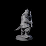 Spear Wielding Palace Guard D Miniature for Dungeons and Dragons, Pathfinder or other TTRPGs