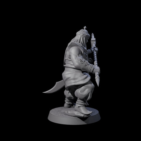 Spear Wielding Palace Guard D Miniature for Dungeons and Dragons, Pathfinder or other TTRPGs