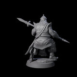 Spear Wielding Palace Guard D Miniature for Dungeons and Dragons, Pathfinder or other TTRPGs