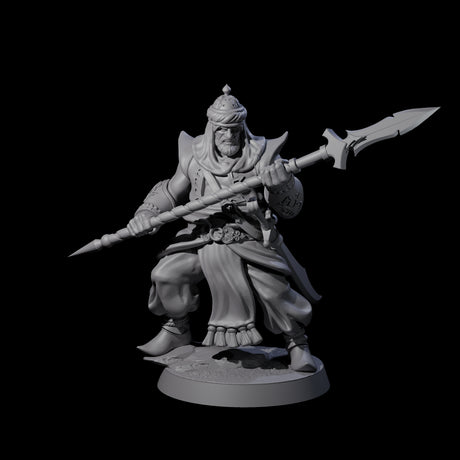 Spear Wielding Palace Guard D Miniature for Dungeons and Dragons, Pathfinder or other TTRPGs