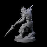 Spear Wielding Palace Guard E Miniature for Dungeons and Dragons, Pathfinder or other TTRPGs
