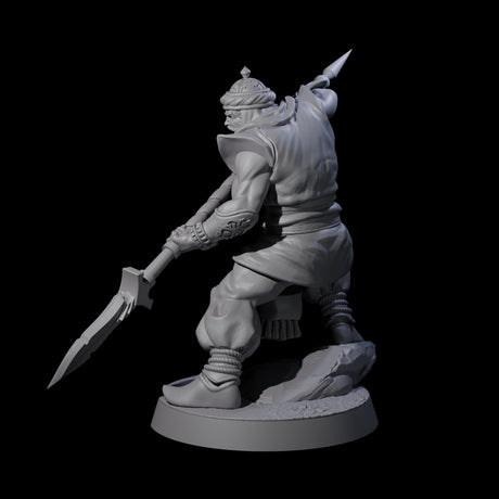 Spear Wielding Palace Guard E Miniature for Dungeons and Dragons, Pathfinder or other TTRPGs