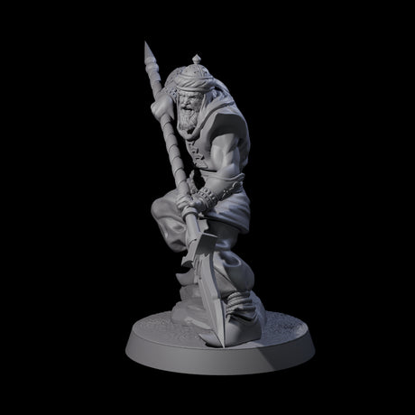 Spear Wielding Palace Guard E Miniature for Dungeons and Dragons, Pathfinder or other TTRPGs