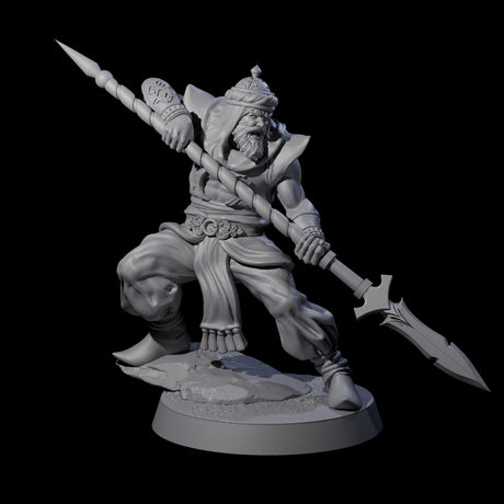 Spear Wielding Palace Guards Miniature for Dungeons and Dragons, Pathfinder or other TTRPGs