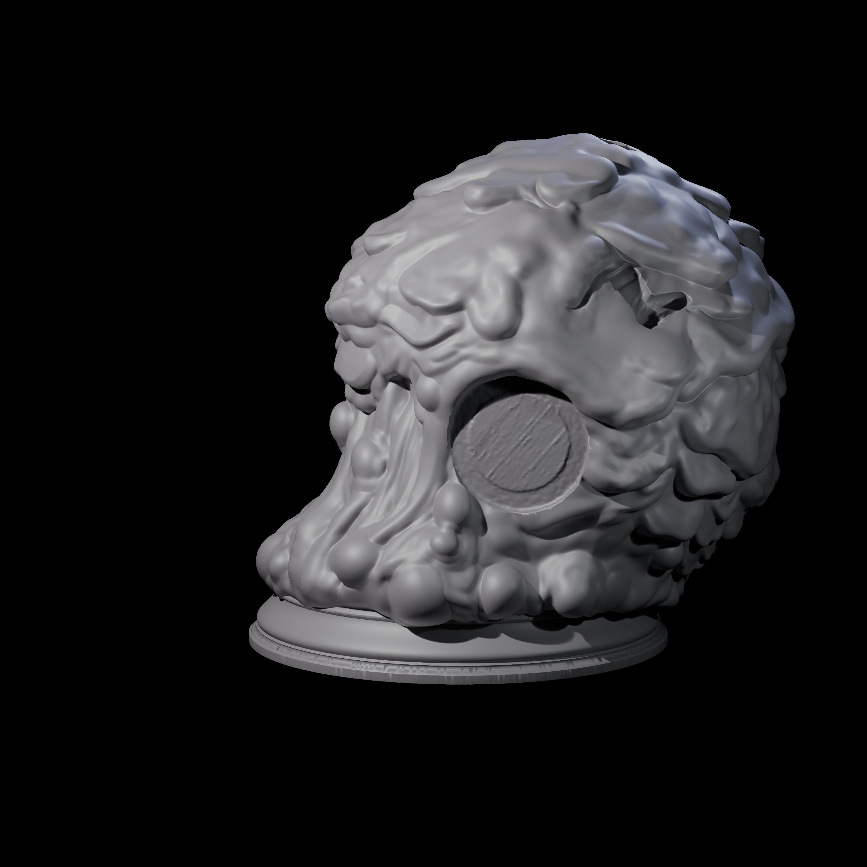 Spherical Gelatinous Cube Miniature for Dungeons and Dragons, Pathfinder or other TTRPGs