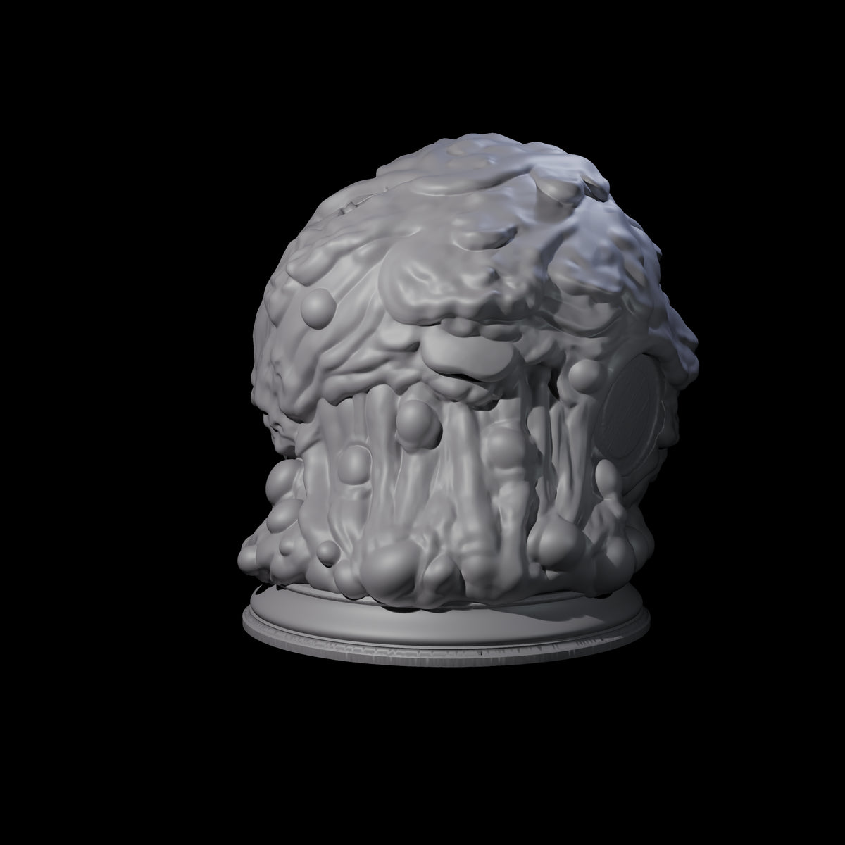 Spherical Gelatinous Cube Miniature for Dungeons and Dragons, Pathfinder or other TTRPGs